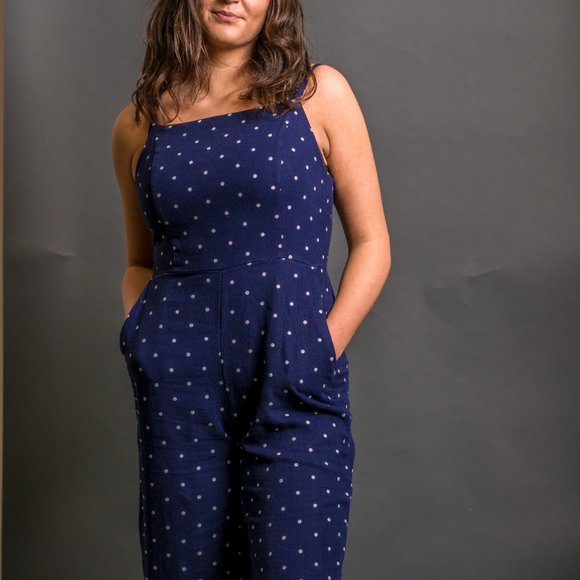 Navy Polka Dot Jumper by Old Navy - Picture 5 of 8